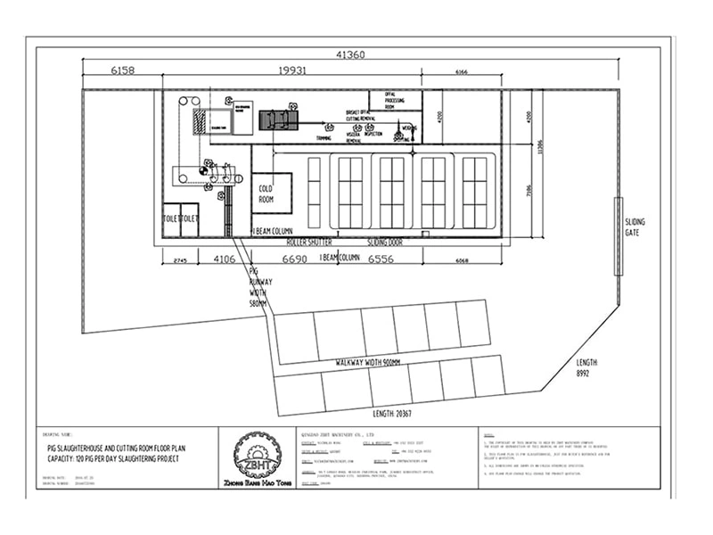 100-120 PIG PER DAY SLAUGHTER PROJECT