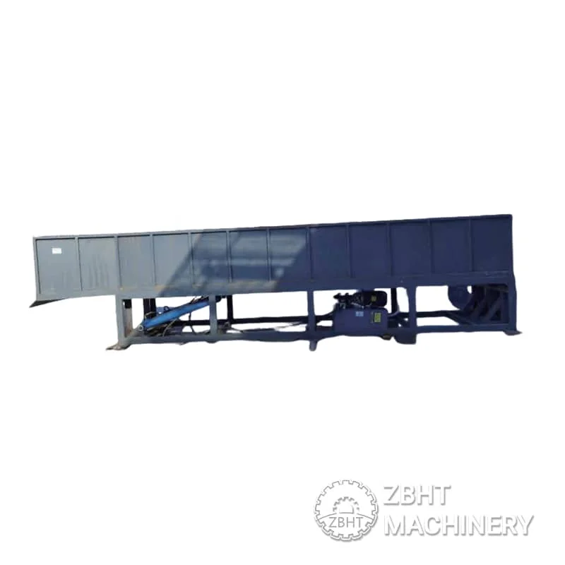 Hydraulic pig unloading platform