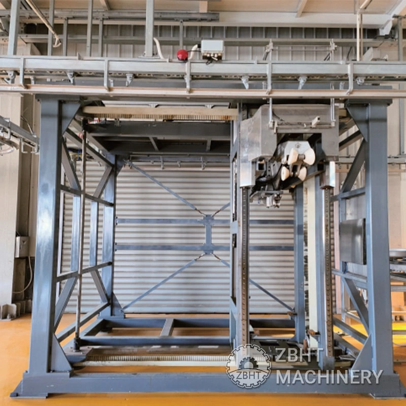 Frame type automatic splitting saw