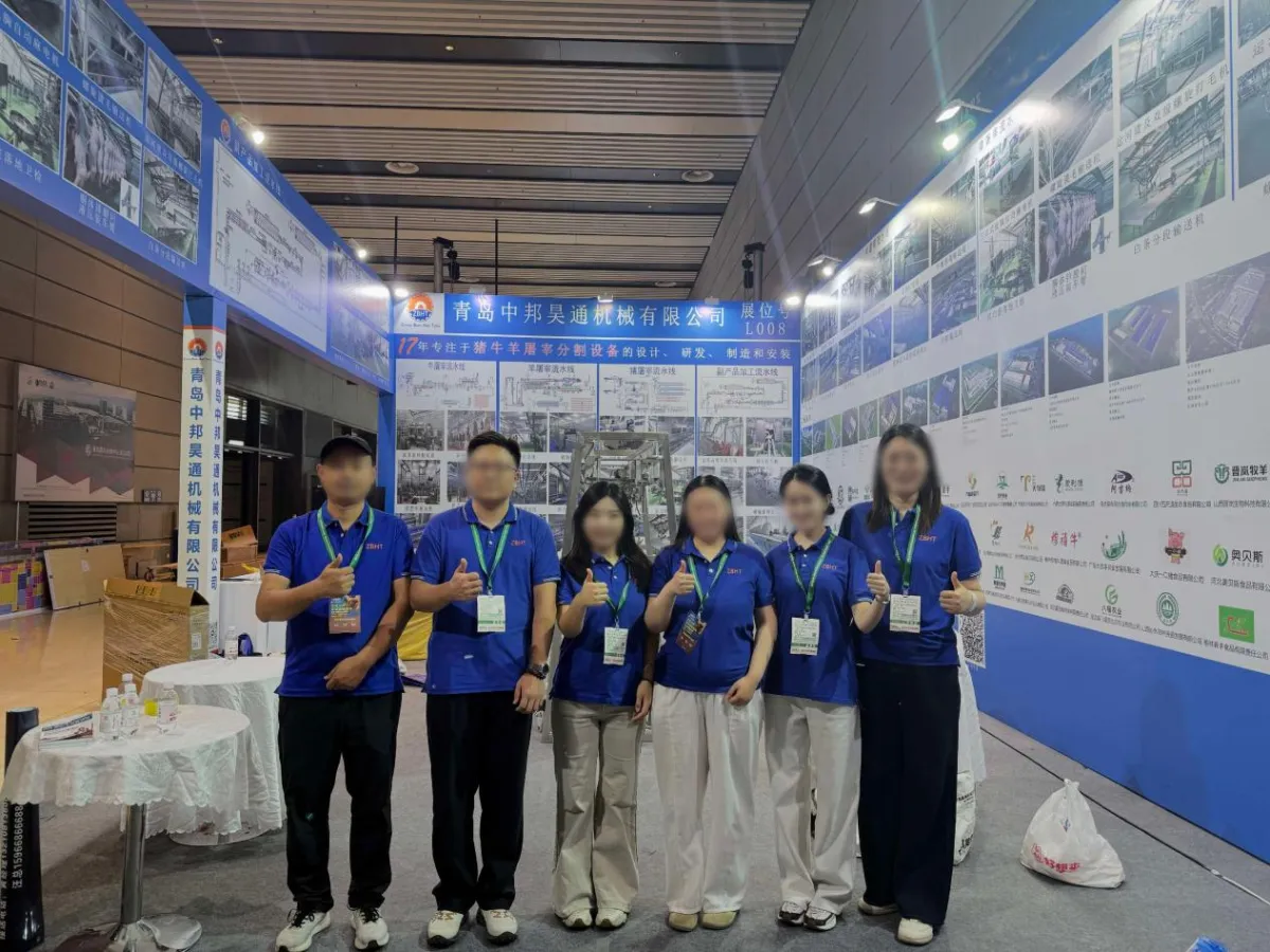Successful conclusion  Qingdao ZBHT Machinery made its debut at the 24th China International Meat Industry Exhibition, achieving fruitful results in overseas customer connections